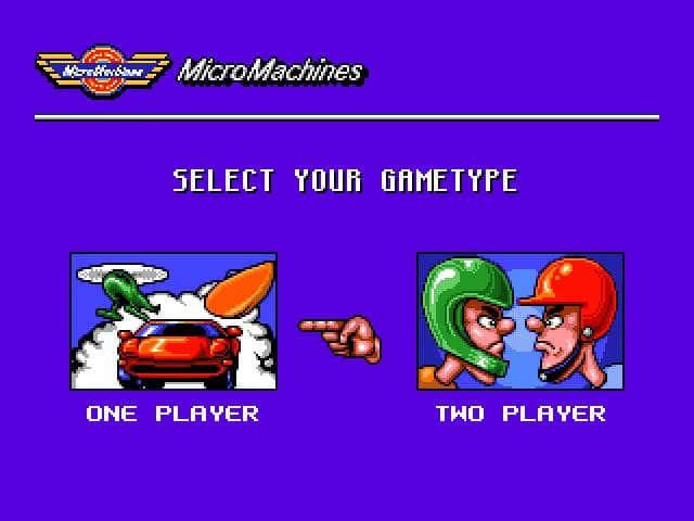 Micro Machines ROM Gameplay Screenshot 3