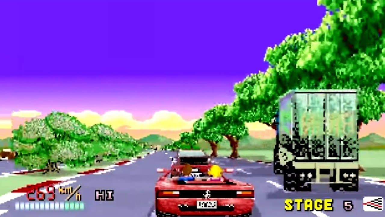 OutRun ROM Gameplay Screenshot 5