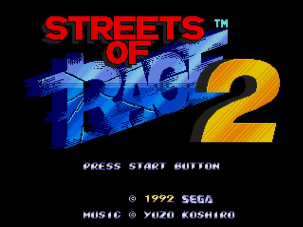 Streets of Rage 2 ROM Gameplay Screenshot 1