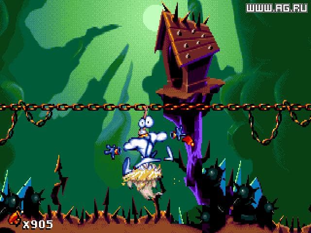 Earthworm Jim ROM Gameplay Screenshot 3