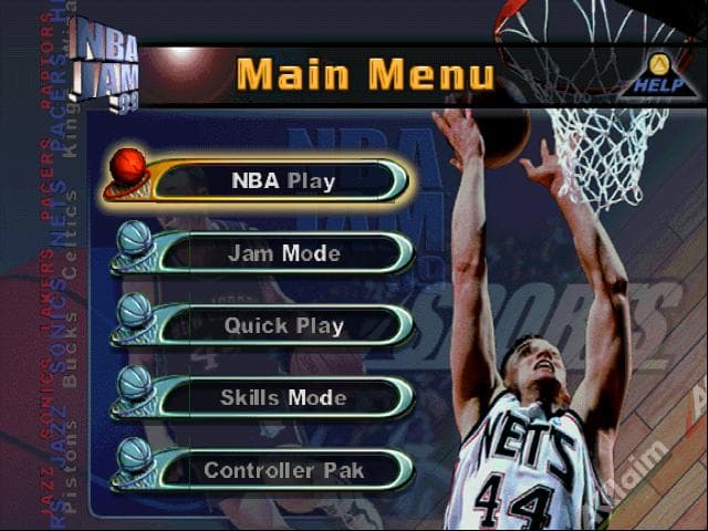 NBA Jam 99 ROM Gameplay Screenshot 3