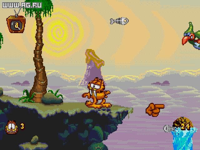 Garfield - Caught in the Act ROM Gameplay Screenshot 4