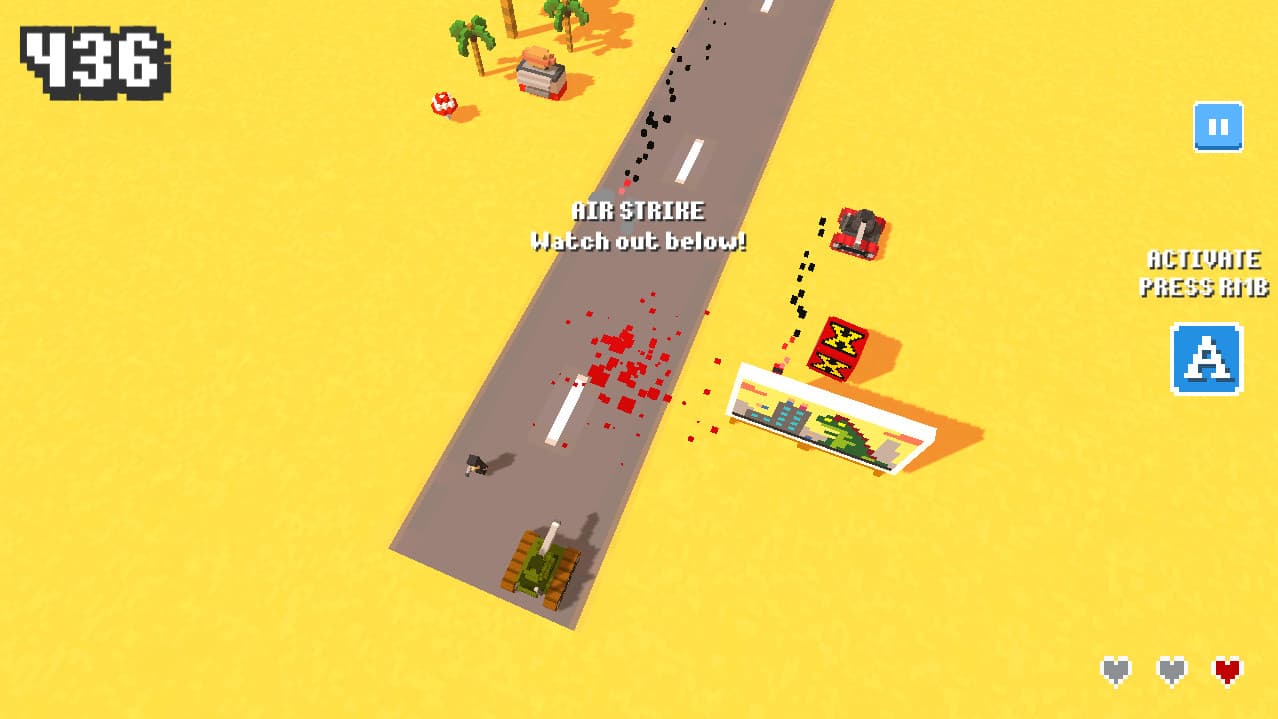 Desert Speedtrap Starring Road Runner and Wile E. Coyote ROM Gameplay Screenshot 2