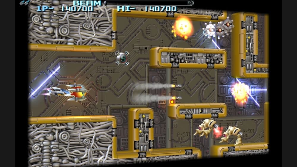 R-Type Gameplay Screenshot 1