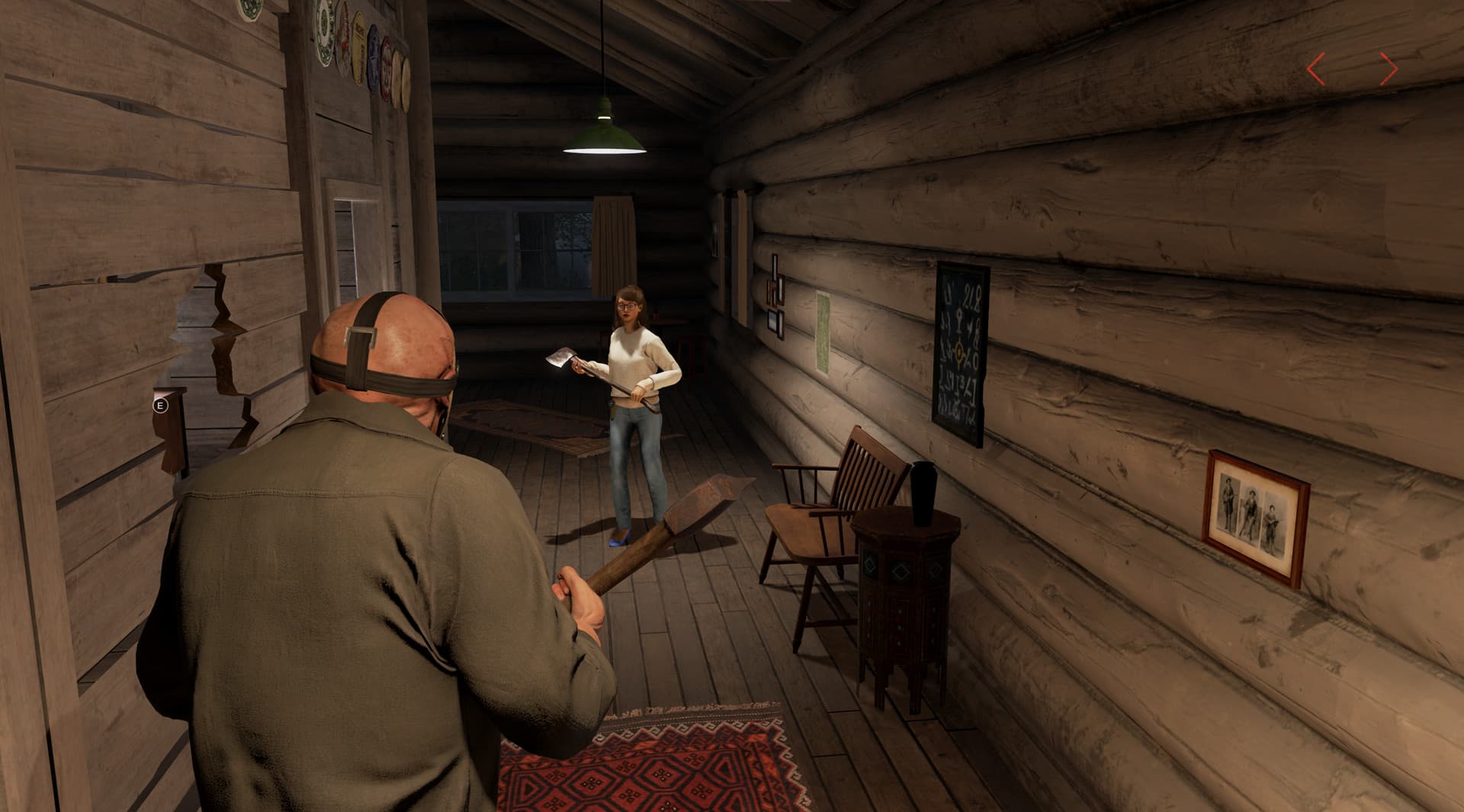 Friday the 13th 2600 Halloween Hack Gameplay Screenshot 3
