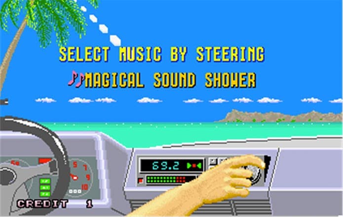 OutRun ROM Gameplay Screenshot 1