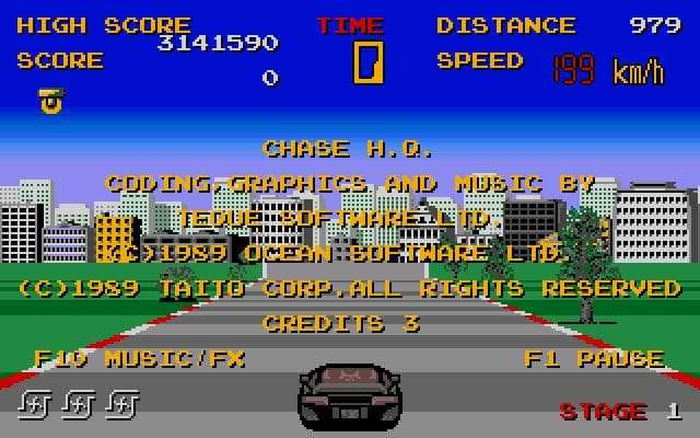 Chase H.Q ROM Gameplay Screenshot 5