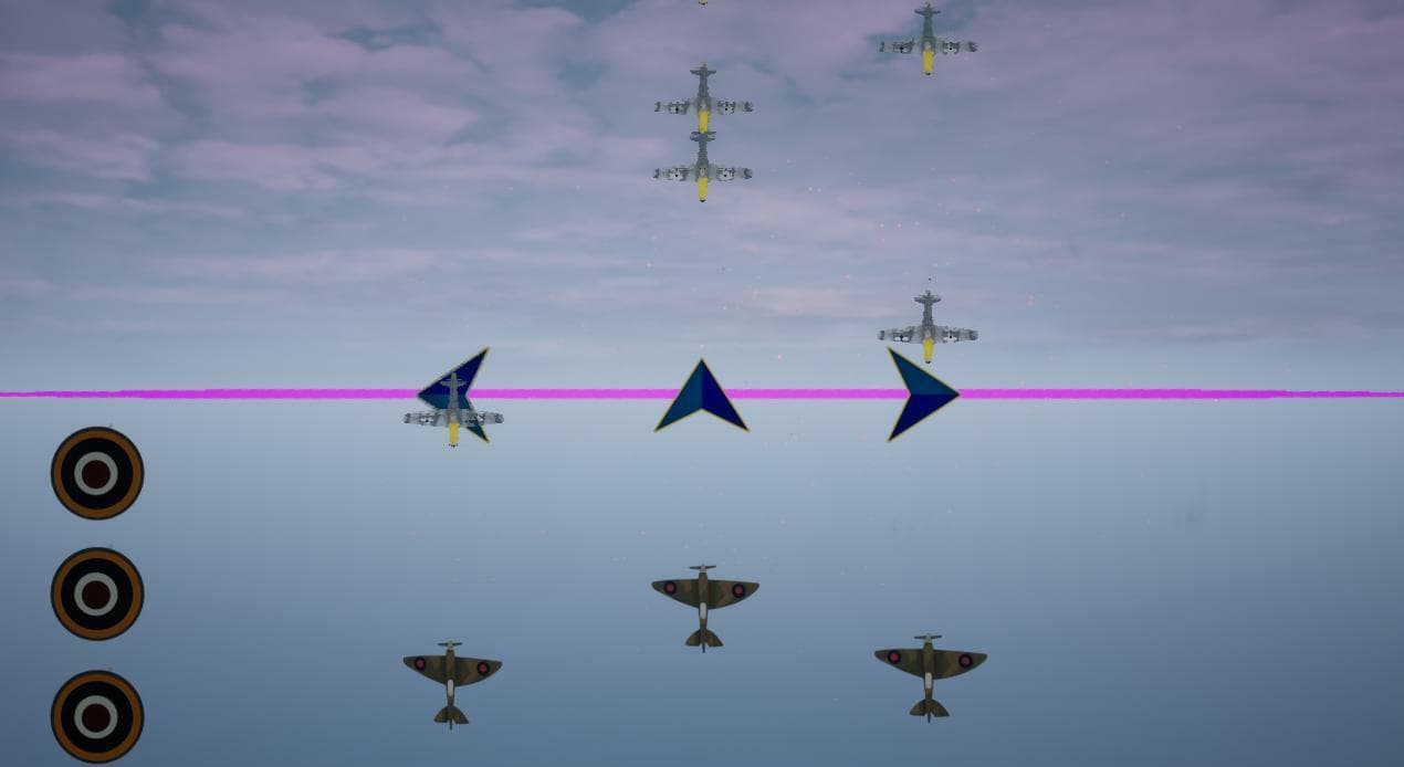 Spitfire Attack Reversed Control Spitfire Attack Hack Gameplay Screenshot 1