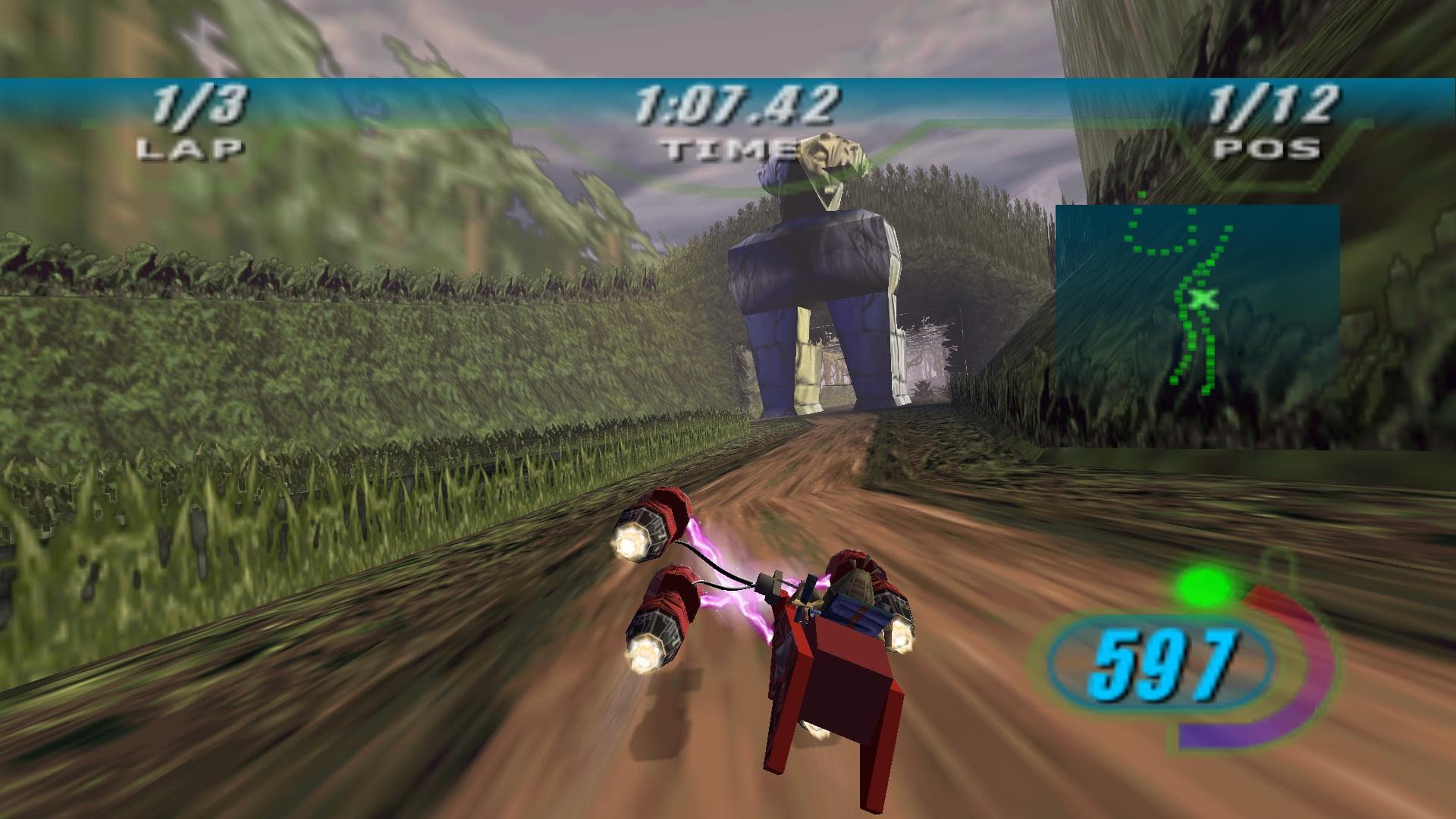 Star Wars Episode I - Racer ROM Gameplay Screenshot 3