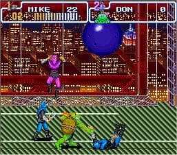 teenage-mutant-ninja-turtles-iv-turtles-in-time-usa-1992-beat-em-up-super-nes Gameplay Screenshot 4