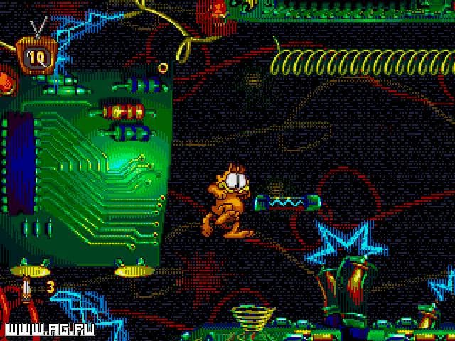 Garfield - Caught in the Act ROM Gameplay Screenshot 5