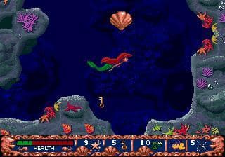 Ariel the Little Mermaid ROM Gameplay Screenshot 4