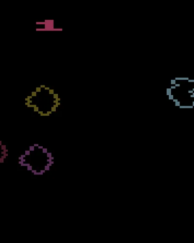 Asteroids Driving Controllers Plus Asteroids Hack — ROM para Atari