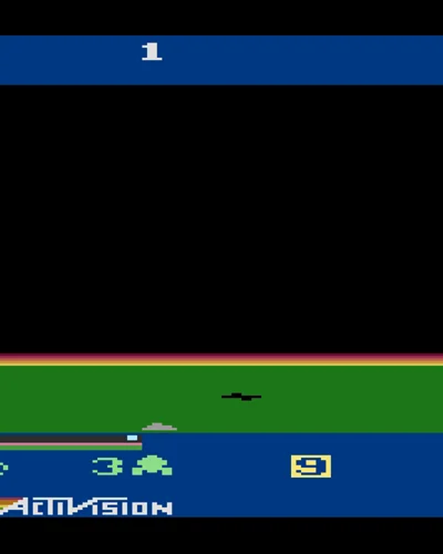 cosmic commuter — ROM para Atari — Screenshot da capa