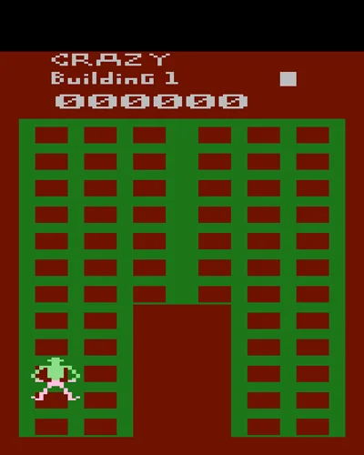 crazy climber — ROM para Atari — Screenshot da capa