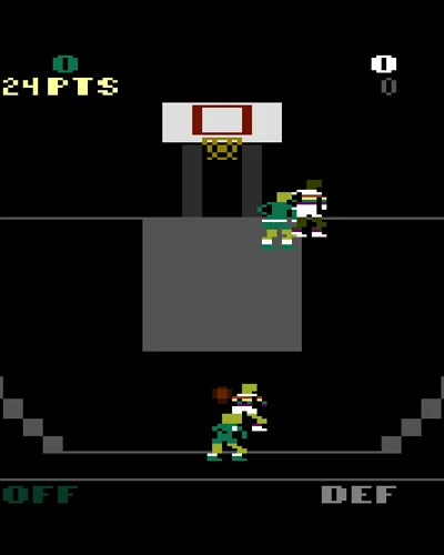 double dunk super basketball — ROM para Atari
