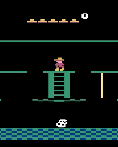 montezumas revenge - featuring panama joe — ROM para Atari