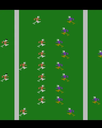 red vs. blue - football realsports football beta — ROM para Atari