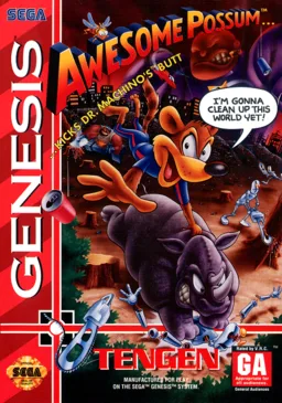 Awesome Possum Kicks Dr Machino's Butt! — ROM para Mega Drive
