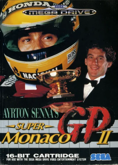 Ayrton Senna's Super Monaco GP II ROM — ROM para Master System — Screenshot da capa