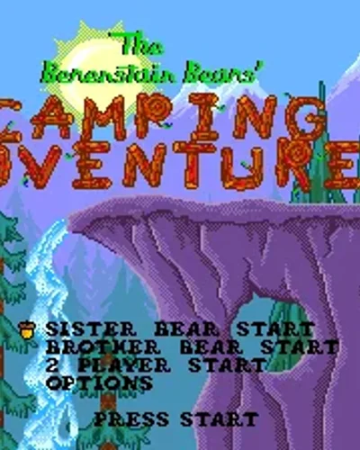berenstain-bears-the-camping-adventure-prototype-mar-231994hiddenpalaceorg ROM — ROM para Mega Drive — Screenshot da capa