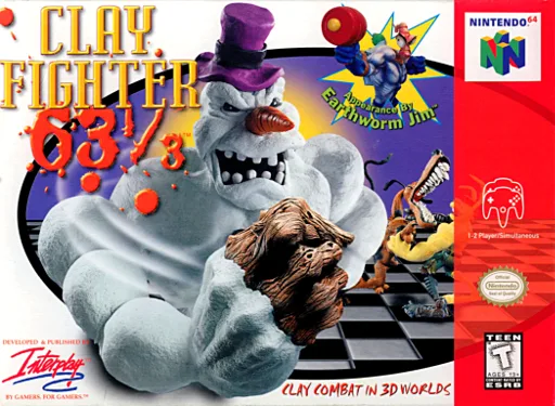 Clay Fighter 63 1-3 — ROM para N64