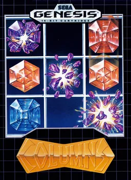 Columns ROM — ROM para Master System — Screenshot da capa