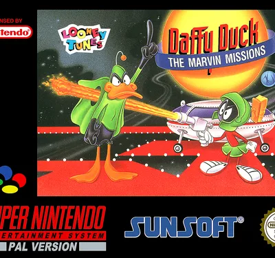 Daffy Duck in Hollywood — ROM para Mega Drive — Screenshot da capa