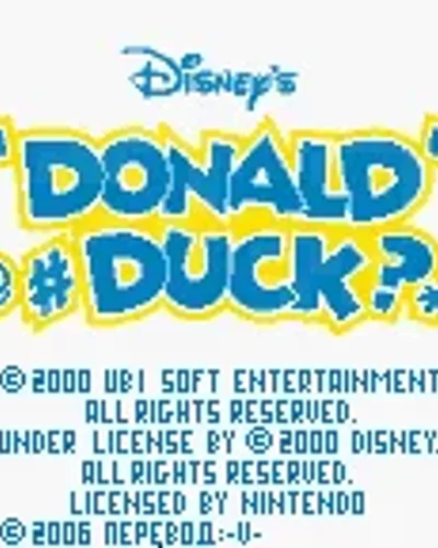 donald-duck-goin-quackers-gameboy-color-rus-ua ROM — ROM para Master System — Screenshot da capa