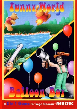 Funny World & Balloon Boy — ROM para Mega Drive