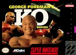 George Foreman's KO Boxing ROM — ROM para Mega Drive — Screenshot da capa