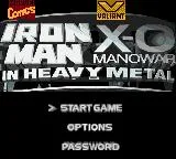 Iron Man X-O Manowar in Heavy Metal — ROM para Game Gear