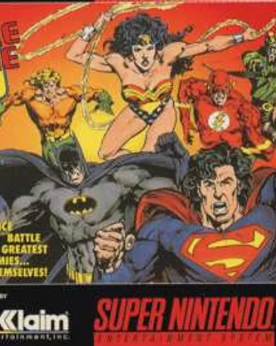 Justice League Task Force — ROM para SNES — Screenshot da capa