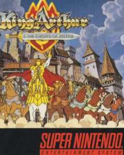 King Arthur & The Knights of Justice ROM — ROM para SNES — Screenshot da capa