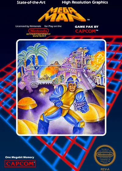 Mega Man — ROM para NES — Screenshot da capa