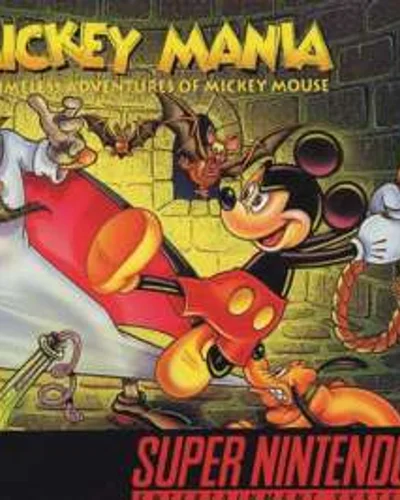 Mickey Mania — ROM para SNES — Screenshot da capa