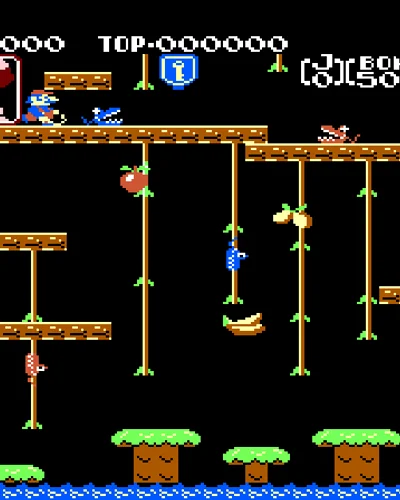 nemul-nes-to-games Donkey Kong Jr. Jr. Lesson J.nes — ROM para NES — Screenshot da capa