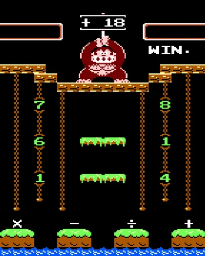 nemul-nes-to-games Donkey Kong Jr. no Sansuu Asobi J.nes — ROM para NES — Screenshot da capa
