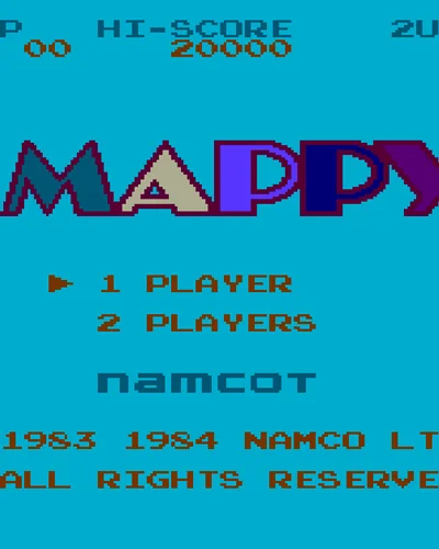 nemul-nes-to-games Mappy J .nes — ROM para NES — Screenshot da capa