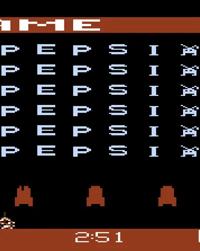 Pepsi Invaders Hack — ROM para N64 — Screenshot da capa