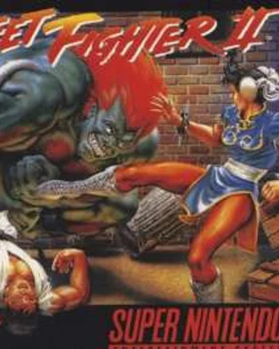 street fighter ii - the world warrior — ROM para SNES — Screenshot da capa