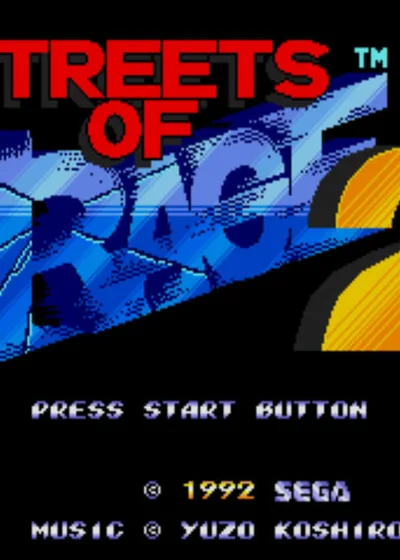 Streets of Rage 2 ROM — ROM para Master System — Screenshot da capa